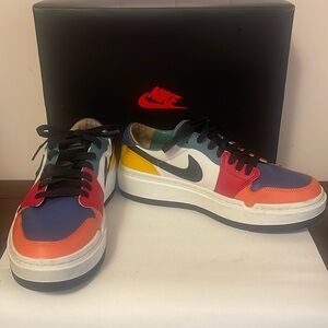 Nike Air Jordan 1 Women’s Elevate Low SE - Sail/Black-Fire Red-Taxi - Size 10